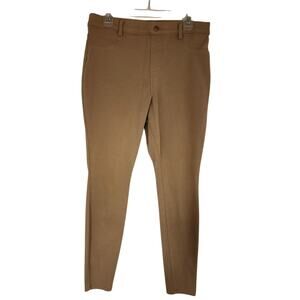 TIME AND TRU Women's Tan Hi-rise Denim Pull-on Jegging Pants L (12-14) Stretch